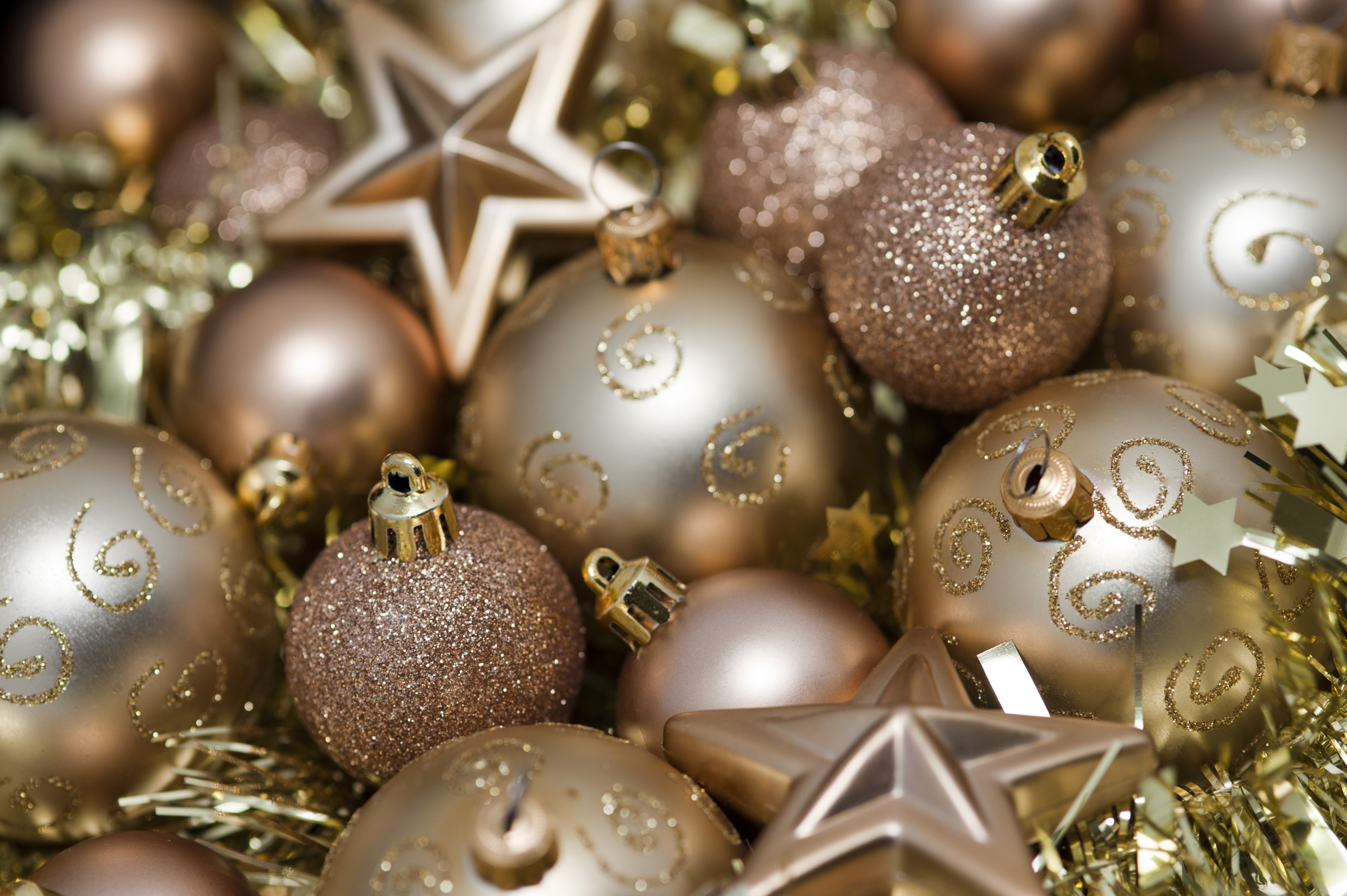 Gold Christmas decoration background6362  Stockarch Free Stock Photos