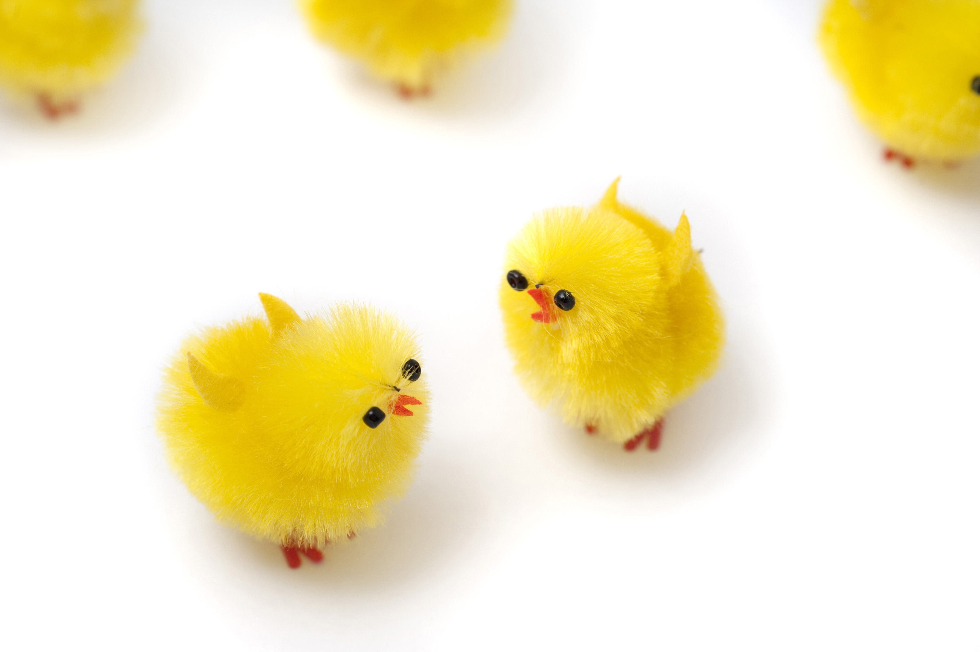 Cute fluffy toy Easter chicks-7126 