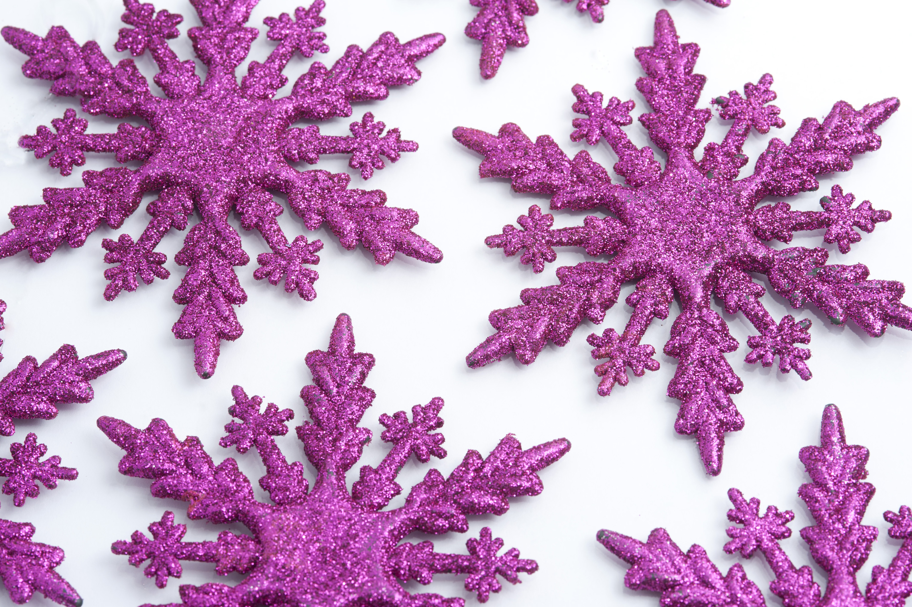 Pink glitter snowflakes-6346 | Stockarch Free Stock Photo Archive