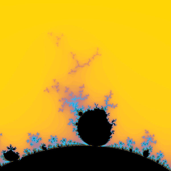 a traditional and recognisable mandelbrot fractal
