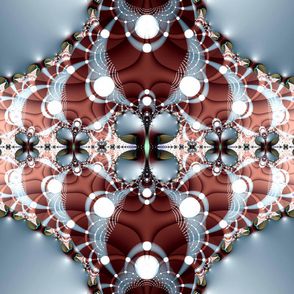 a complex, physcodelic and perhaps ugly fractal pattten