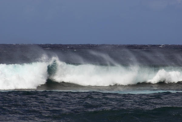 high surf on the north shore of oahu, hawaii