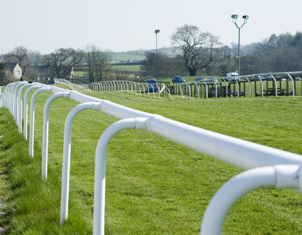 Racetrack Railing Metal railing on a race track-8111 | Stockarch Free Stock Photo Archive