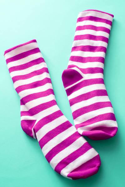 Pair of striped socks-9718 | Stockarch Free Stock Photo Archive