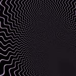 fractal backdrop of ever decreasing waves